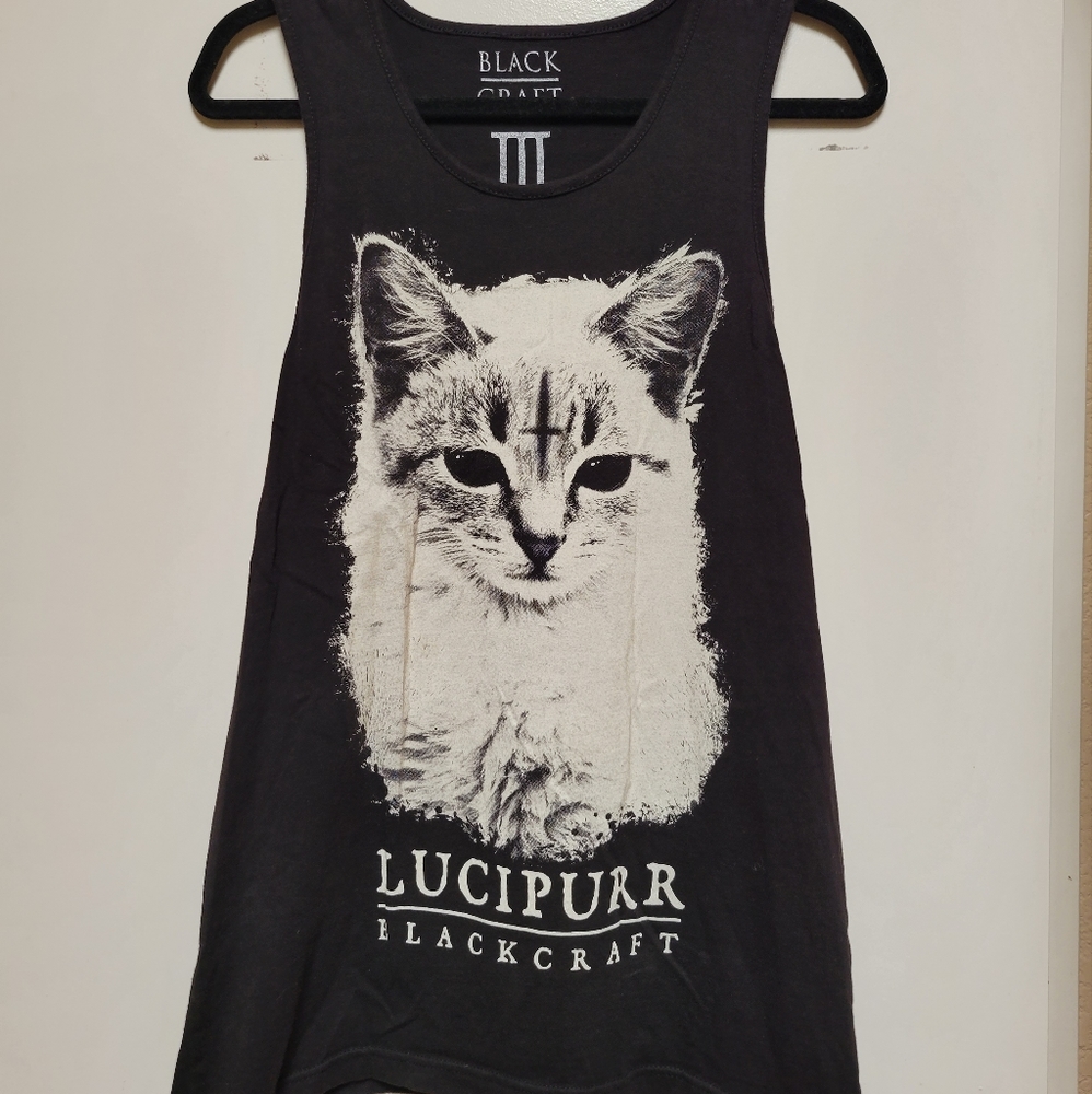 Black craft cult, Lucipurr tank top